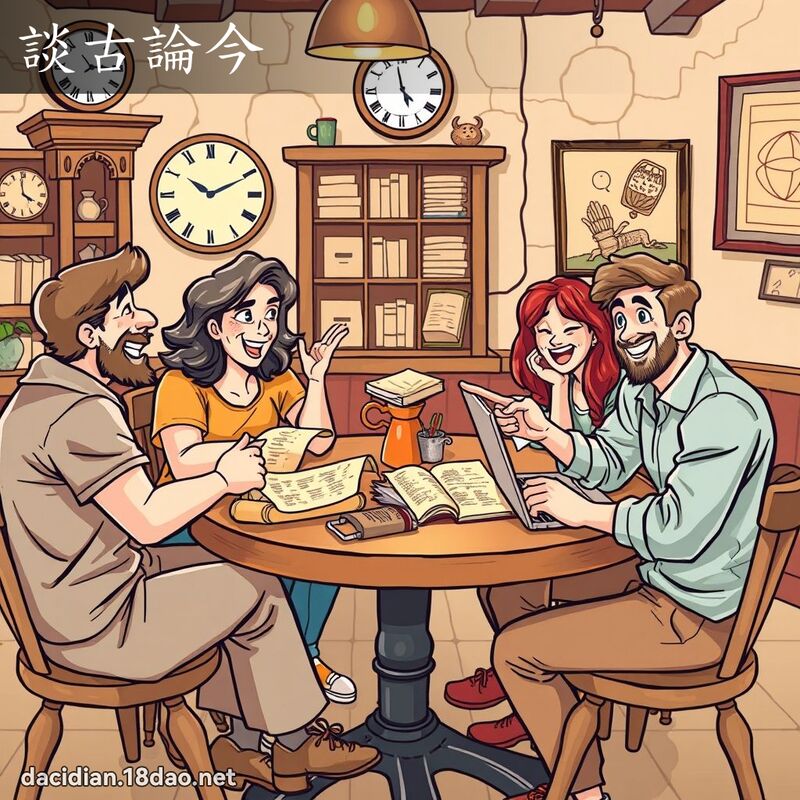 談古論今 - 國語大辭典配圖