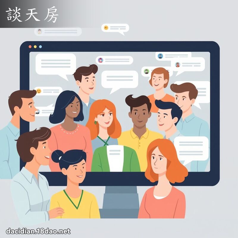 談天房 - 國語大辭典配圖