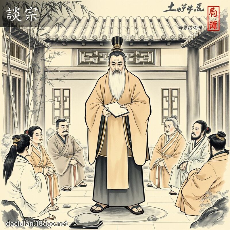 谈宗 - 国语大辞典配图
