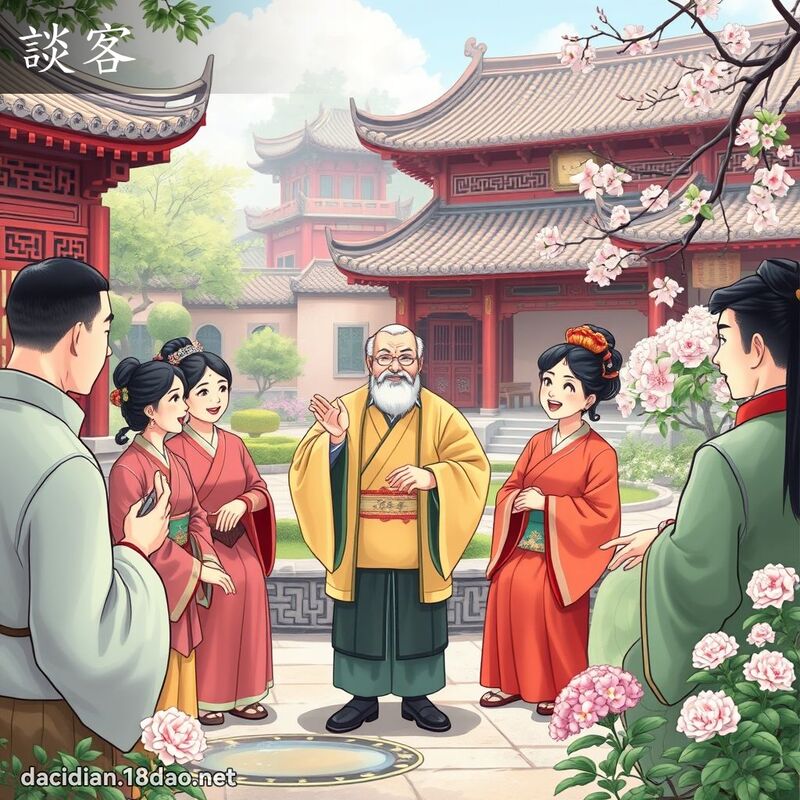 谈客 - 国语大辞典配图