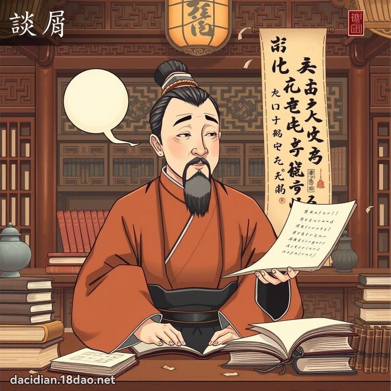 談屑 - 國語大辭典配圖