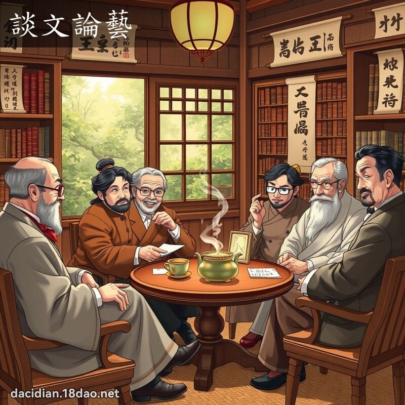 谈文论艺 - 国语大辞典配图