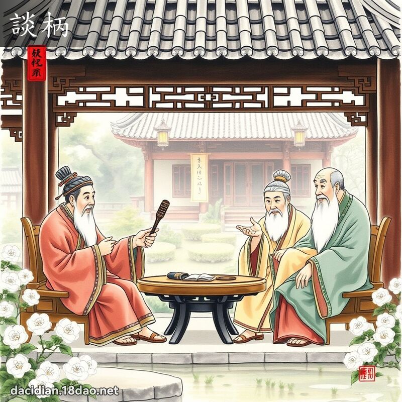 谈柄 - 国语大辞典配图