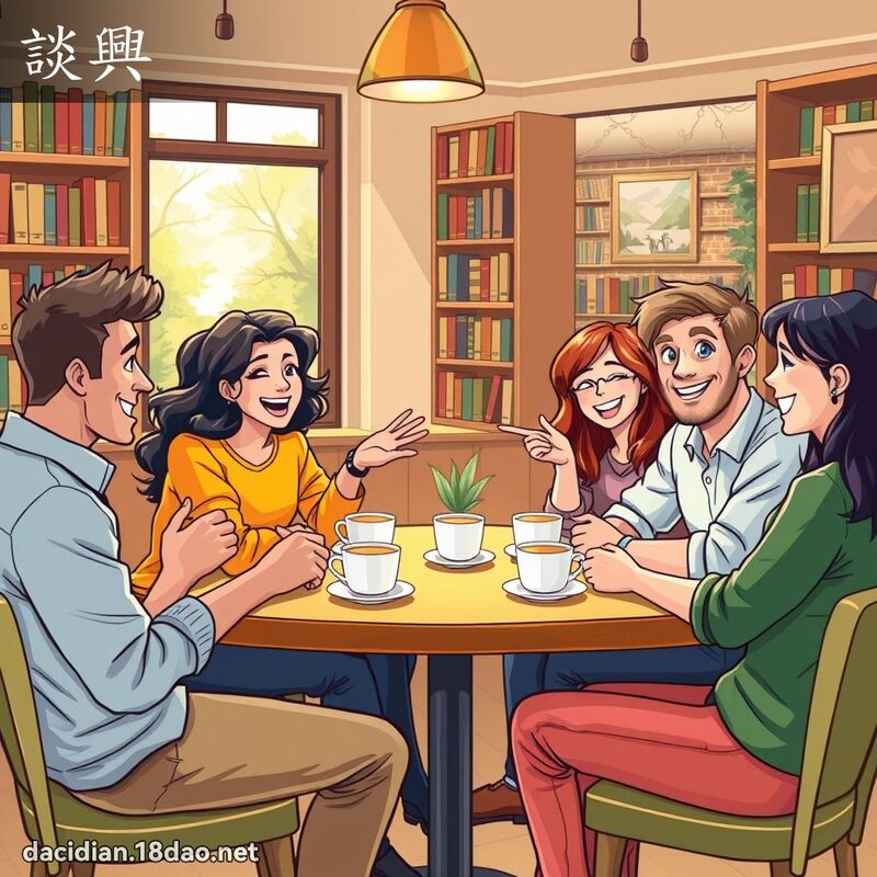 谈兴 - 国语大辞典配图