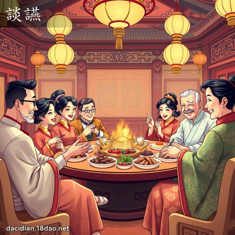 談讌 - 國語大辭典配圖