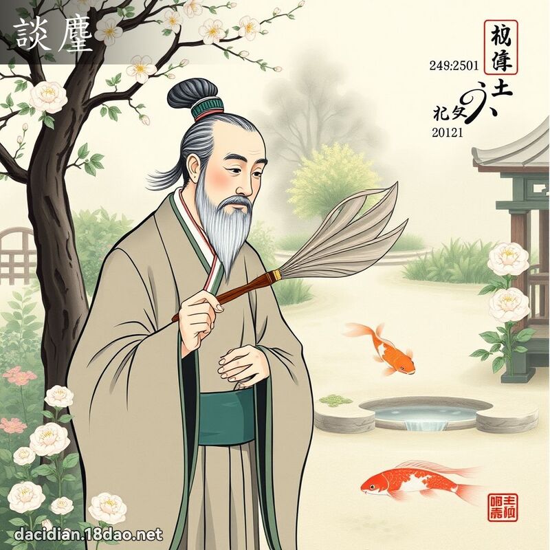 谈麈 - 国语大辞典配图