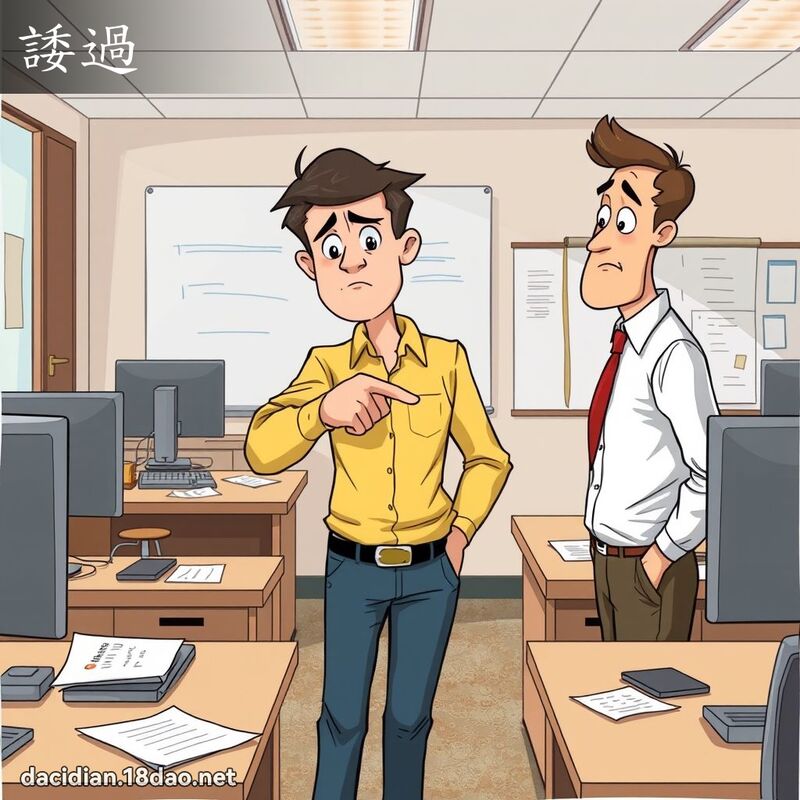 諉過 - 國語大辭典配圖