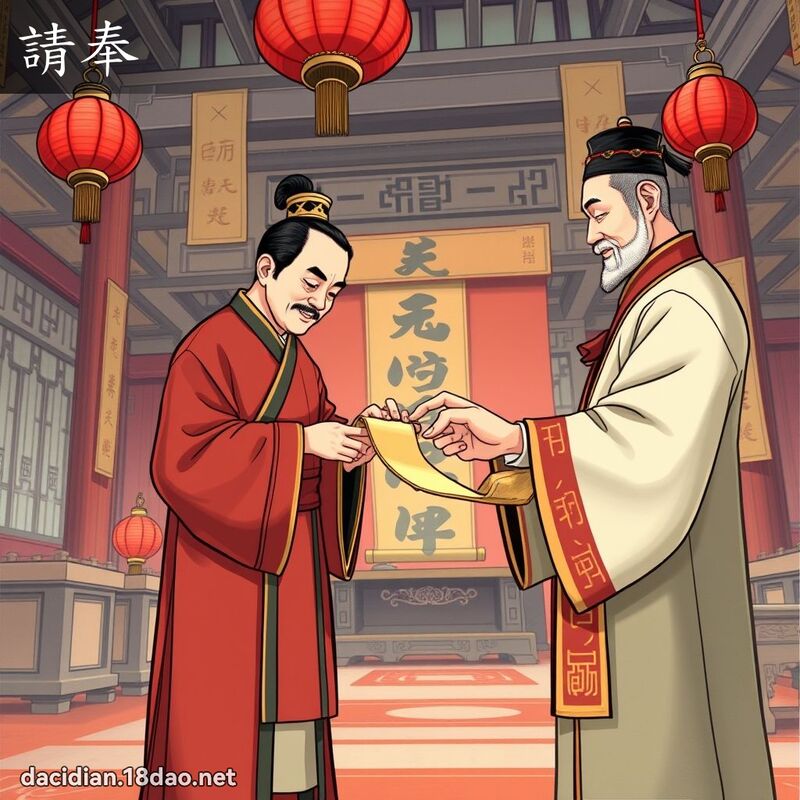 请奉 - 国语大辞典配图