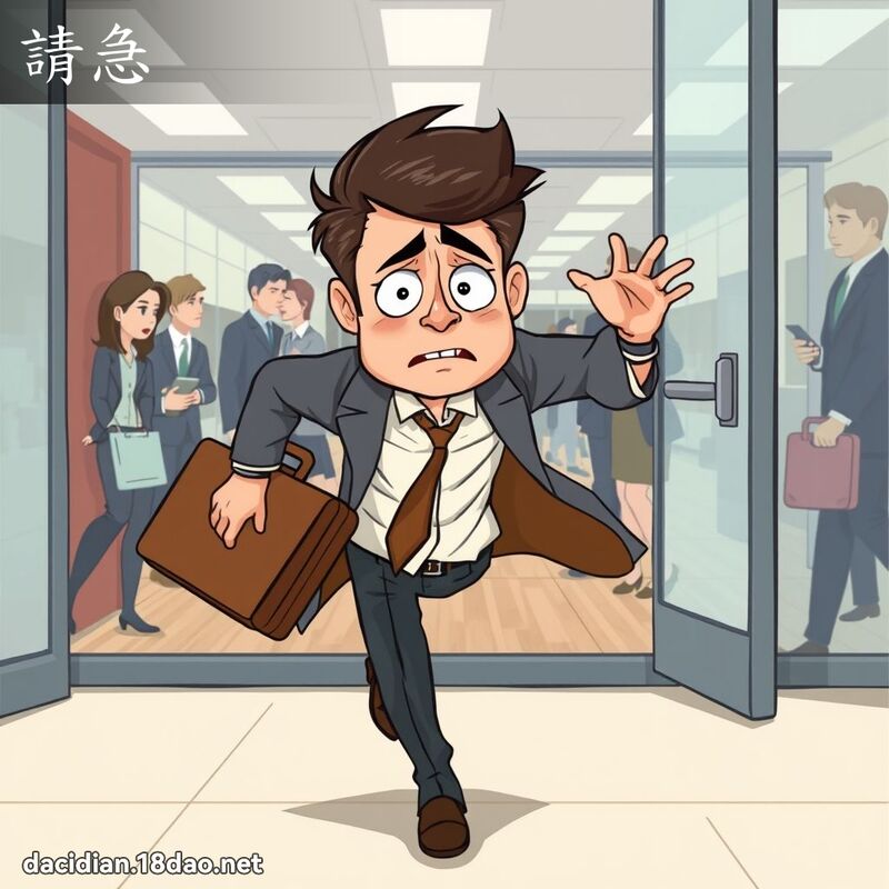 请急 - 国语大辞典配图