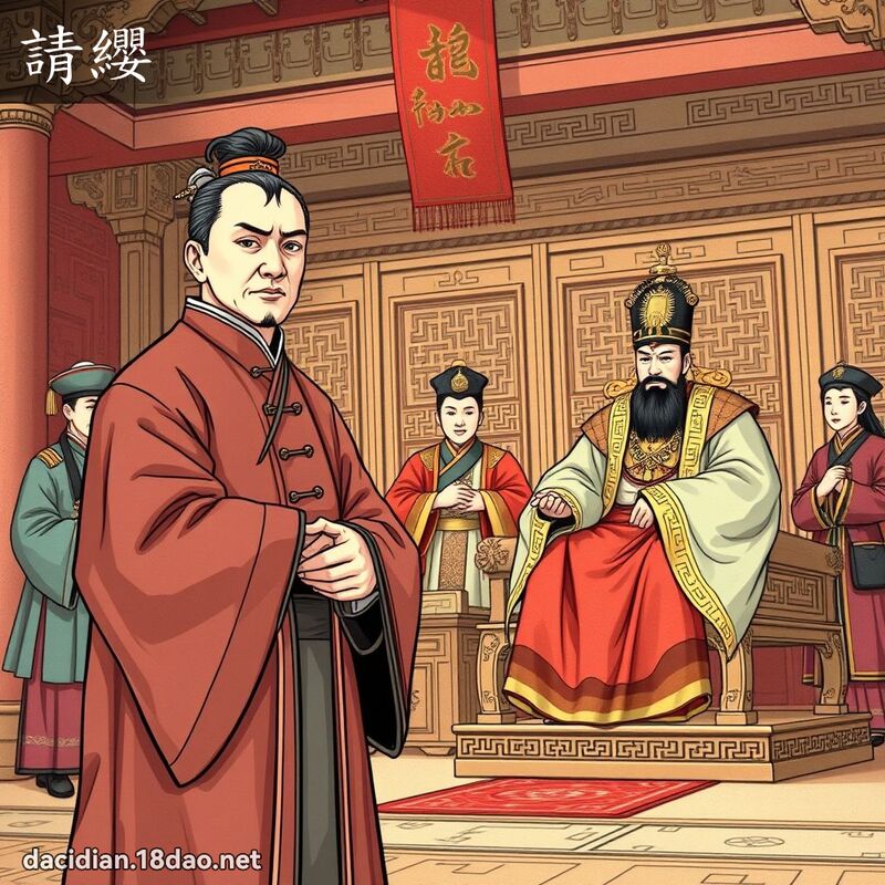 请缨 - 国语大辞典配图