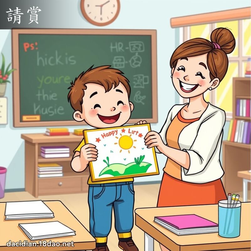 请赏 - 国语大辞典配图