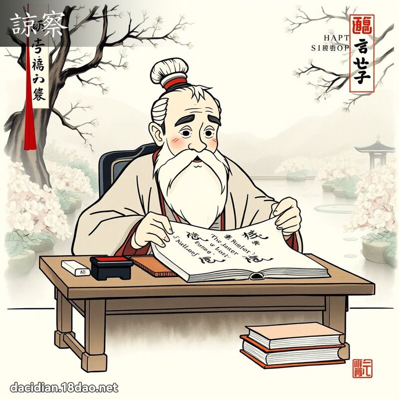 谅察 - 国语大辞典配图