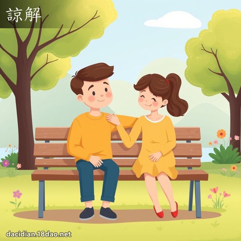 谅解 - 国语大辞典配图