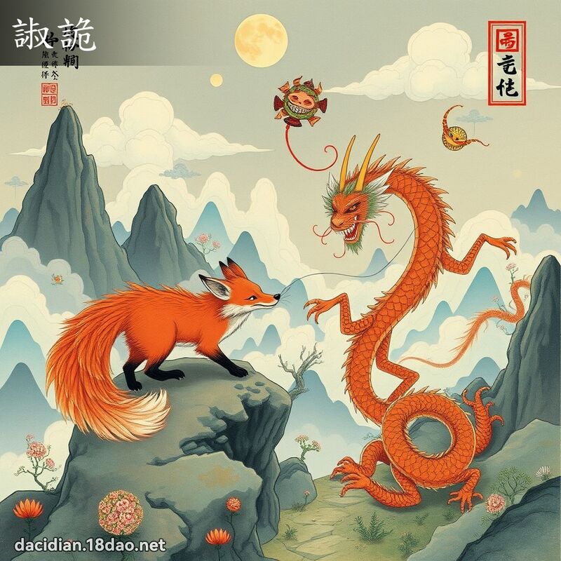 諔詭 - 國語大辭典配圖