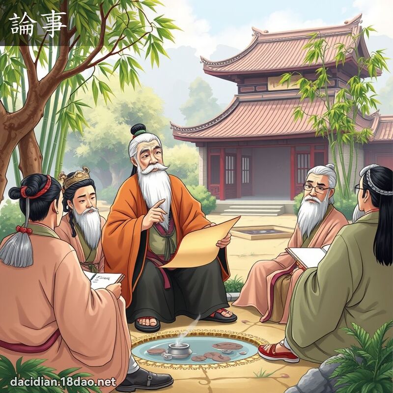 论事 - 国语大辞典配图