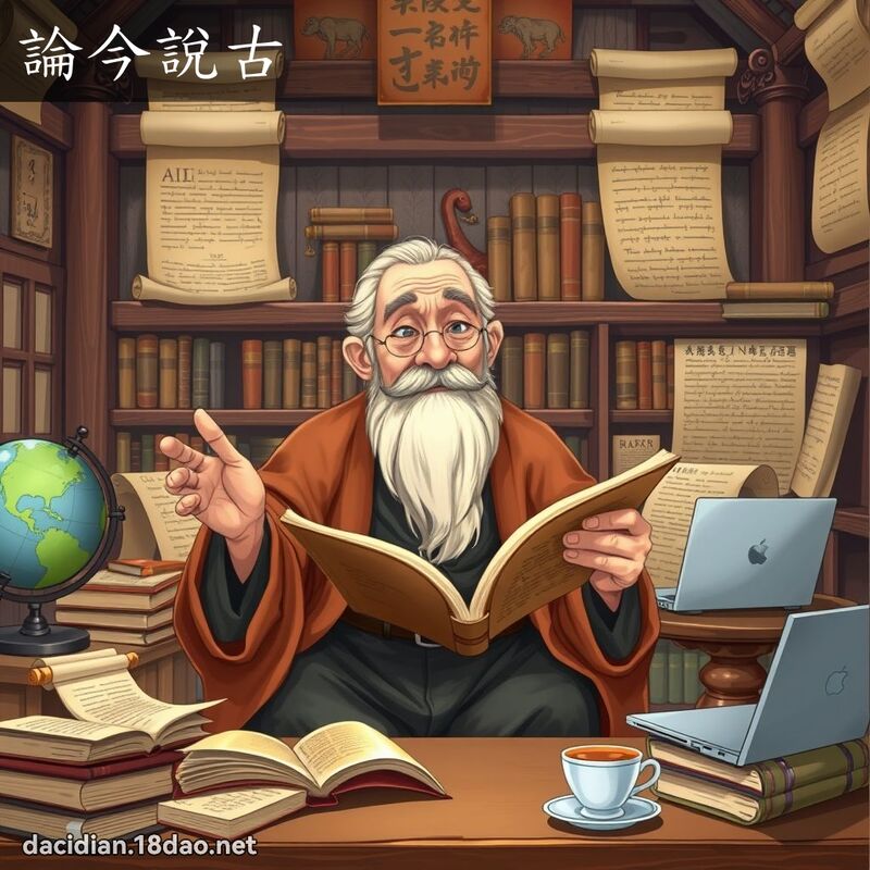 論今說古 - 國語大辭典配圖