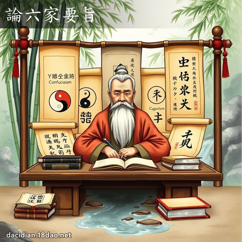 论六家要旨 - 国语大辞典配图