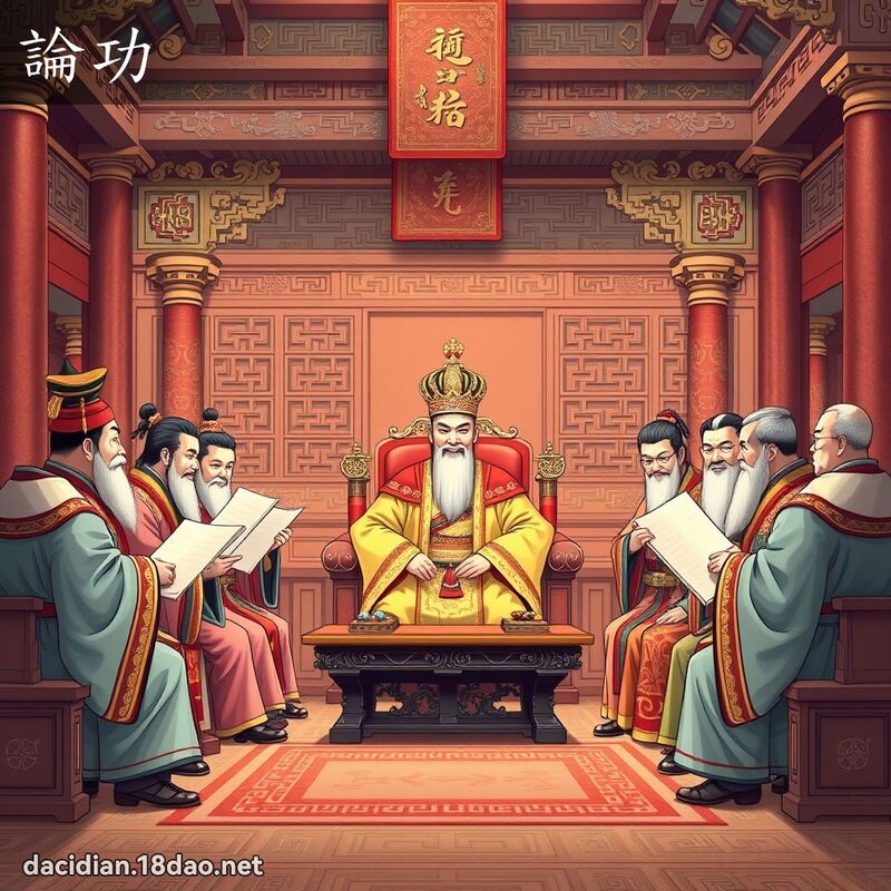 论功 - 国语大辞典配图
