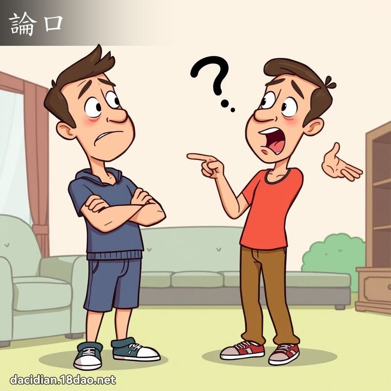 論口 - 國語大辭典配圖