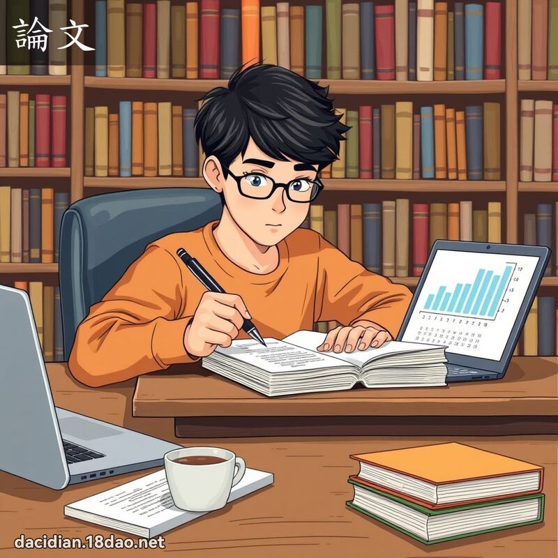 論文 - 國語大辭典配圖