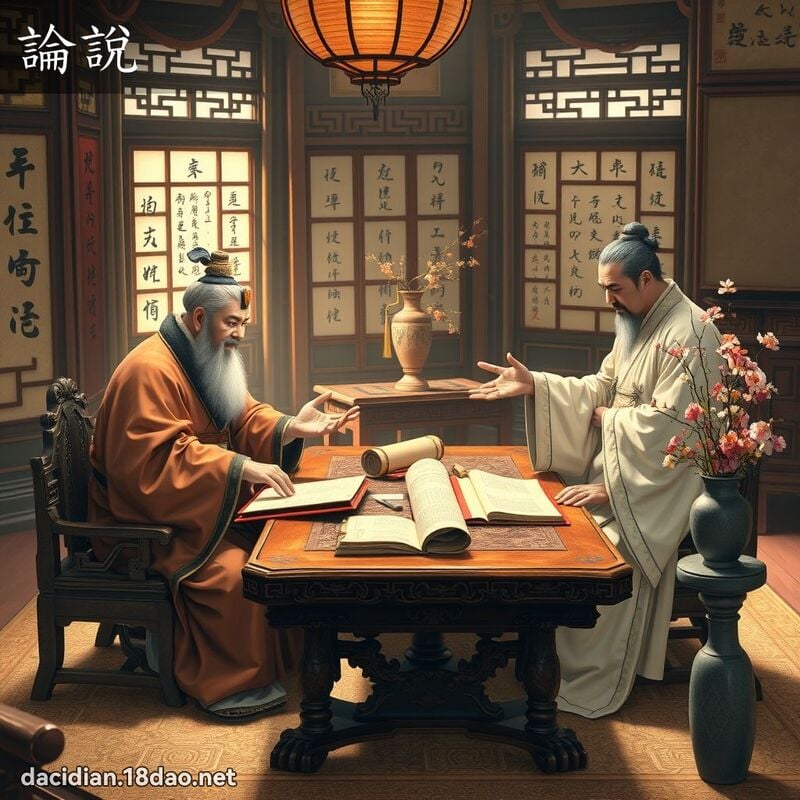 論說 - 國語大辭典配圖