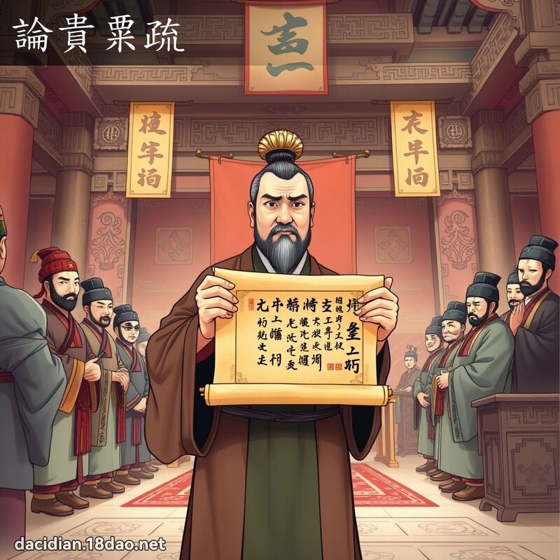 论贵粟疏 - 国语大辞典配图