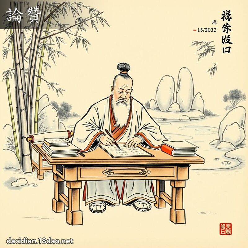 论赞 - 国语大辞典配图