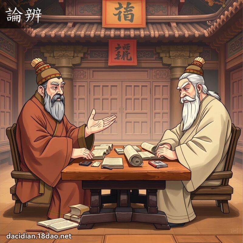 論辨 - 國語大辭典配圖
