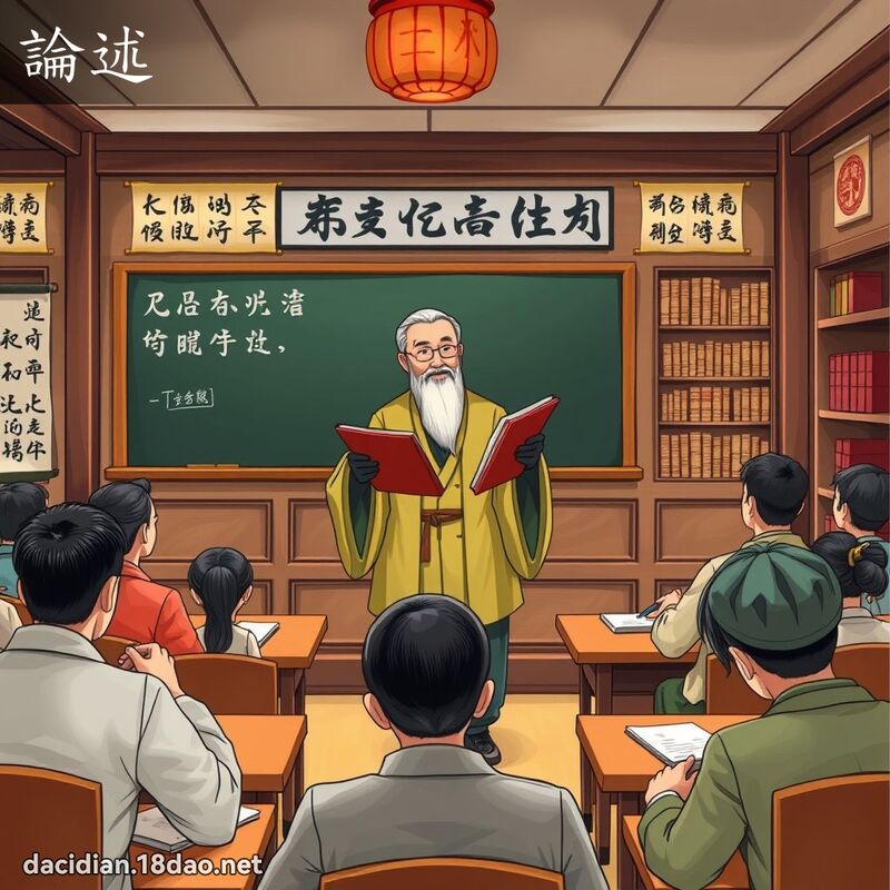 论述 - 国语大辞典配图