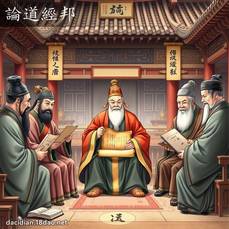 论道经邦 - 国语大辞典配图