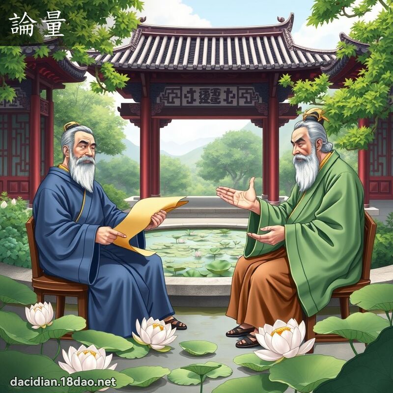 論量 - 國語大辭典配圖