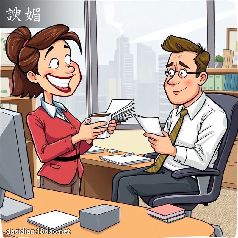 諛媚 - 国语大辞典配图
