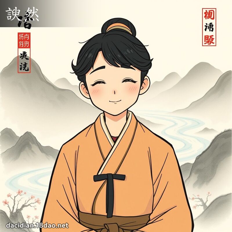 諛然 - 國語大辭典配圖