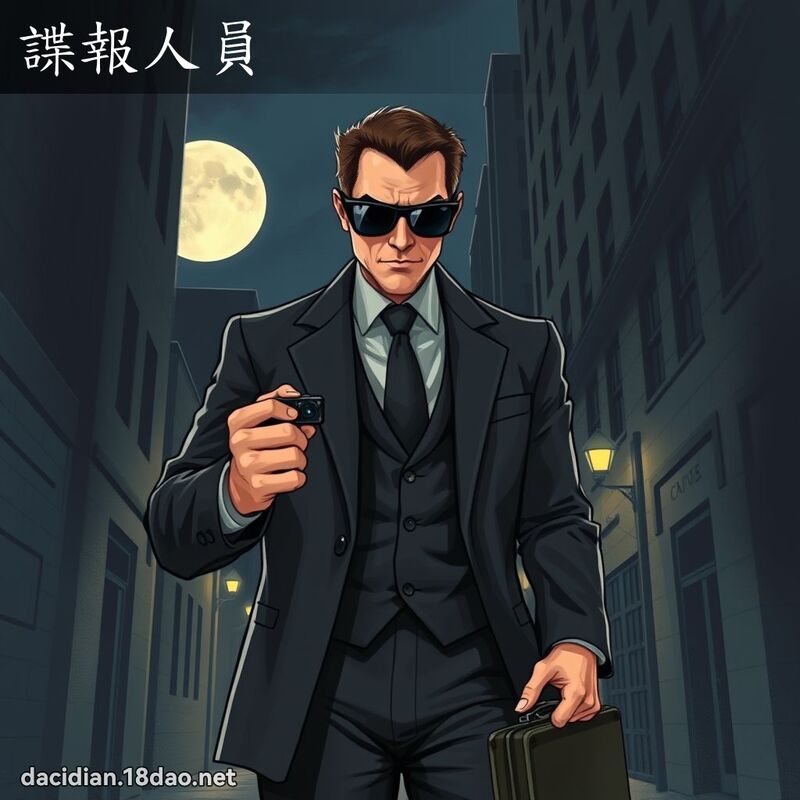 谍报人员 - 国语大辞典配图