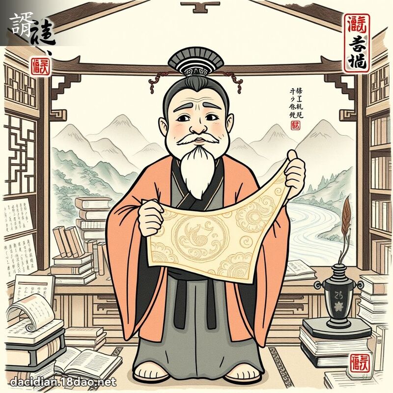 諝 - 国语大辞典配图