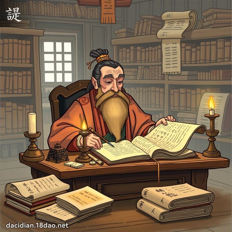 諟 - 國語大辭典配圖