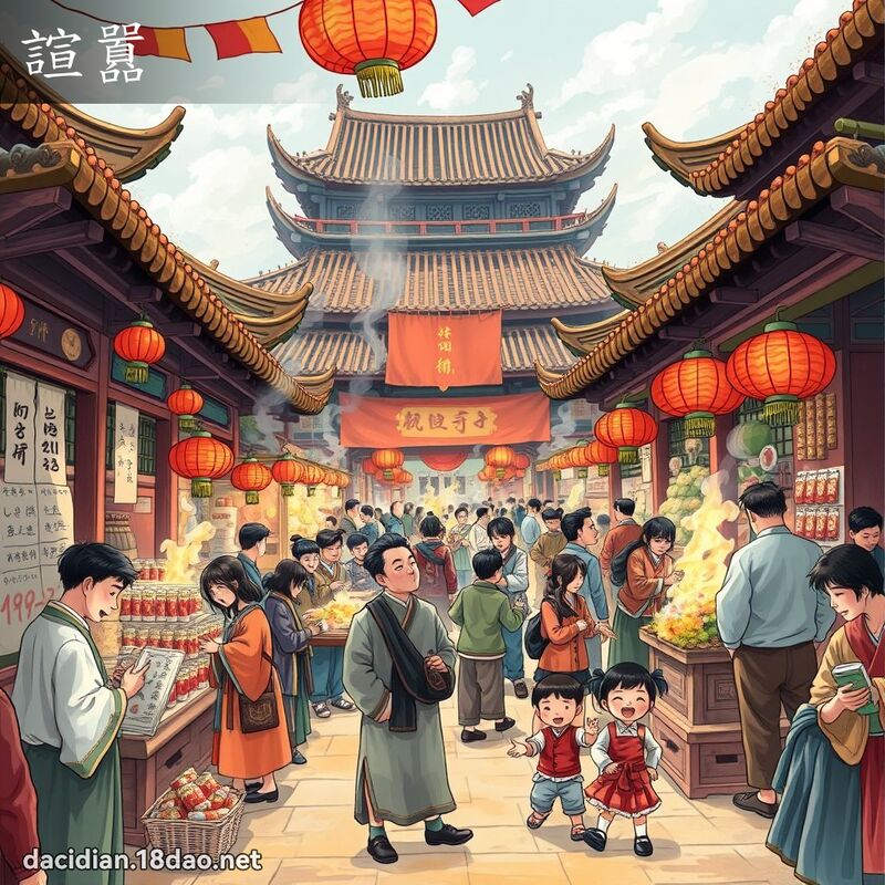 諠囂 - 國語大辭典配圖