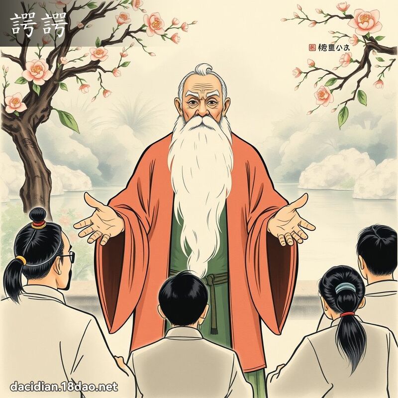 諤諤 - 国语大辞典配图