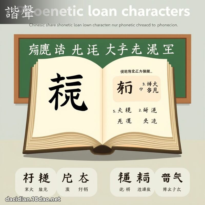 諧聲 - 國語大辭典配圖