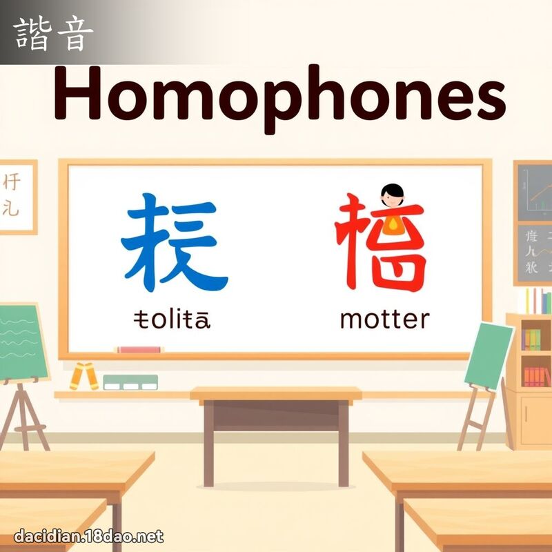 谐音 - 国语大辞典配图