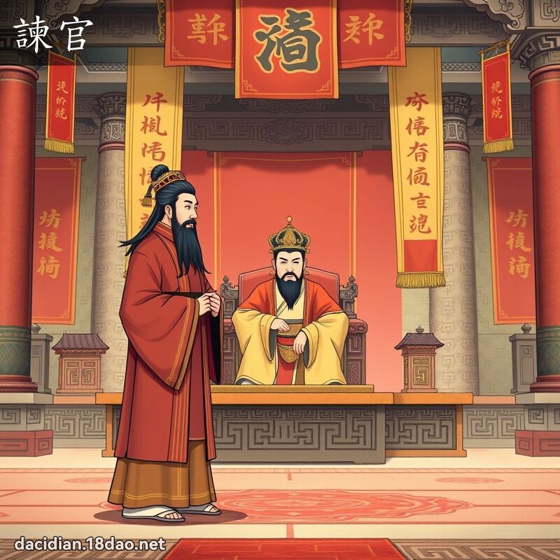 諫官 - 國語大辭典配圖