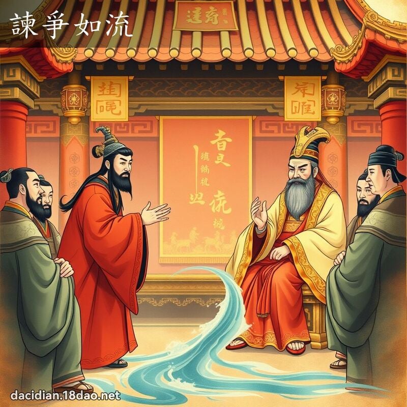 諫爭如流 - 國語大辭典配圖