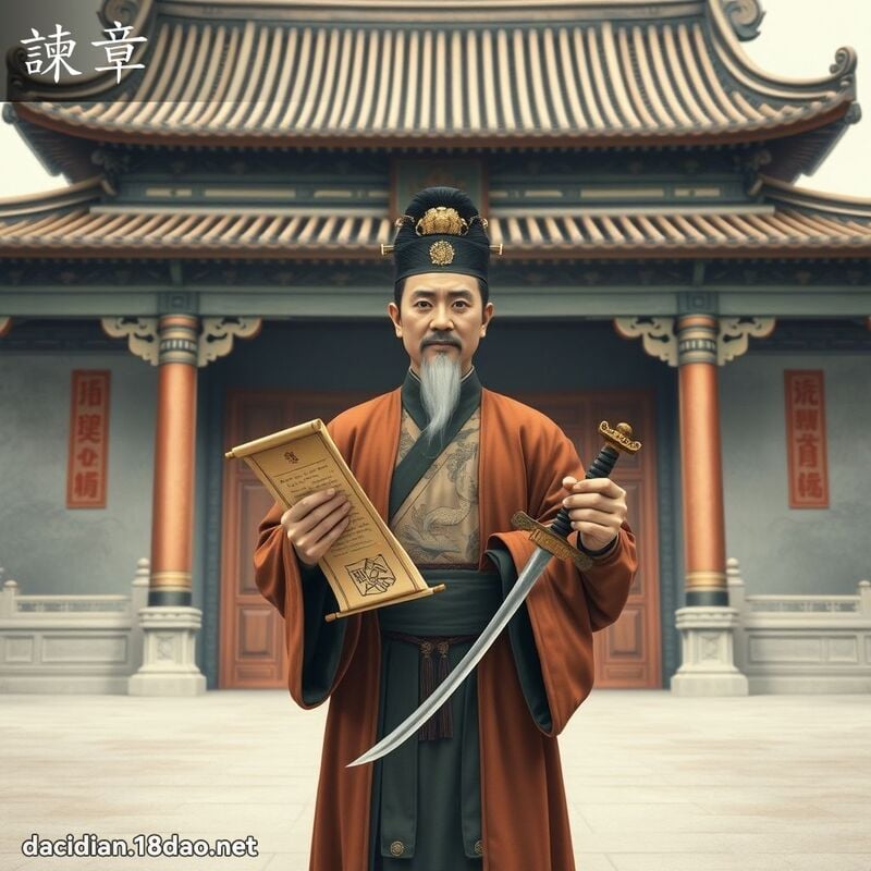 諫章 - 國語大辭典配圖