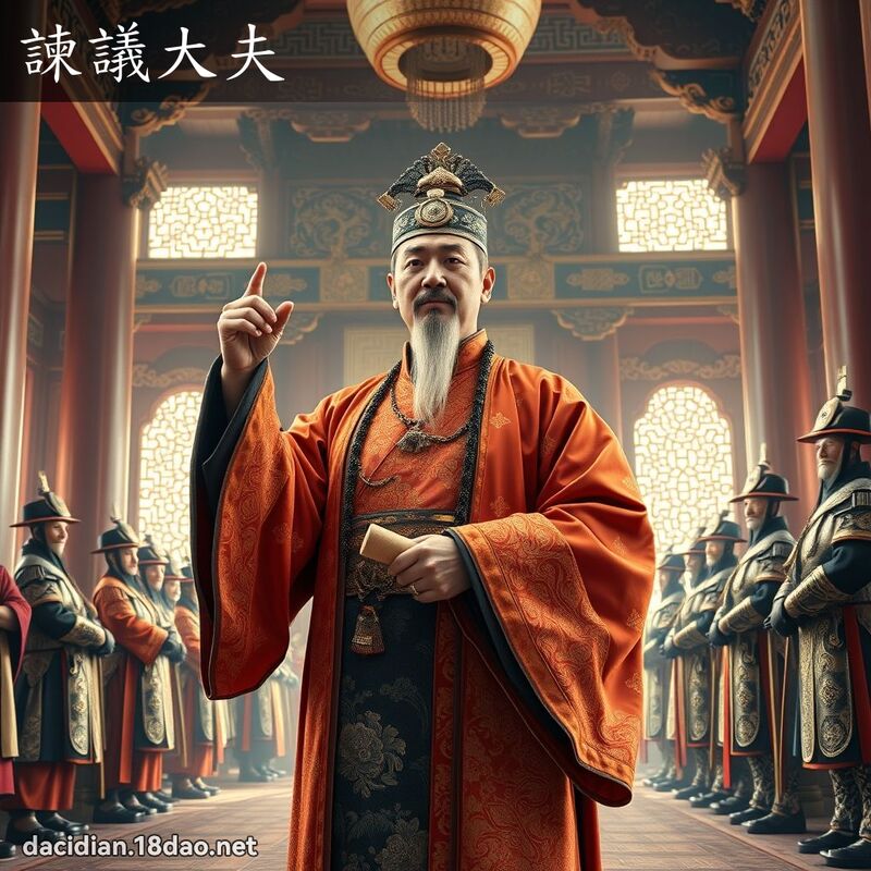 諫议大夫 - 国语大辞典配图