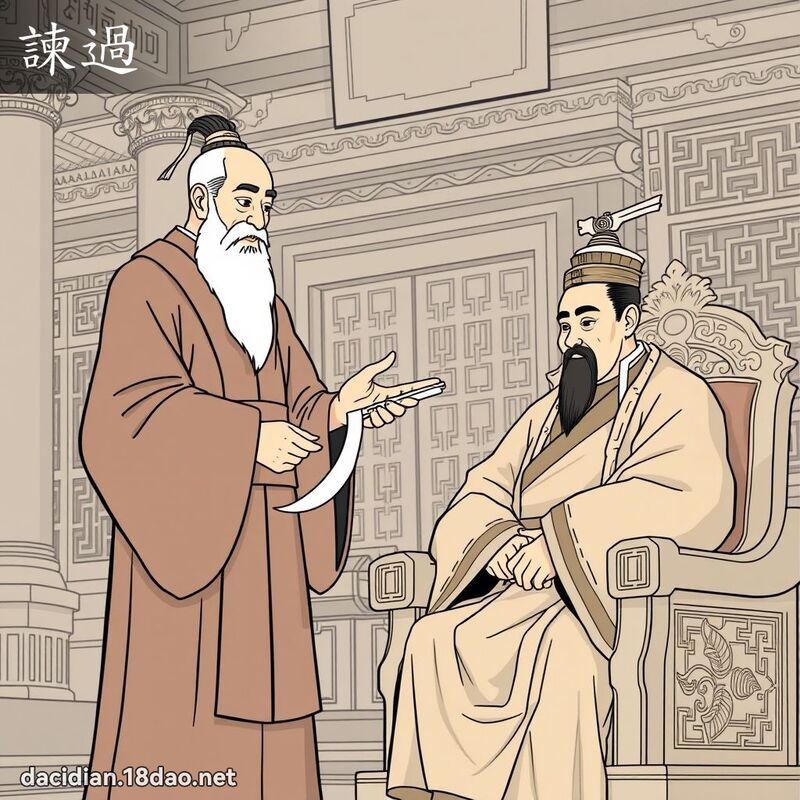 諫過 - 國語大辭典配圖