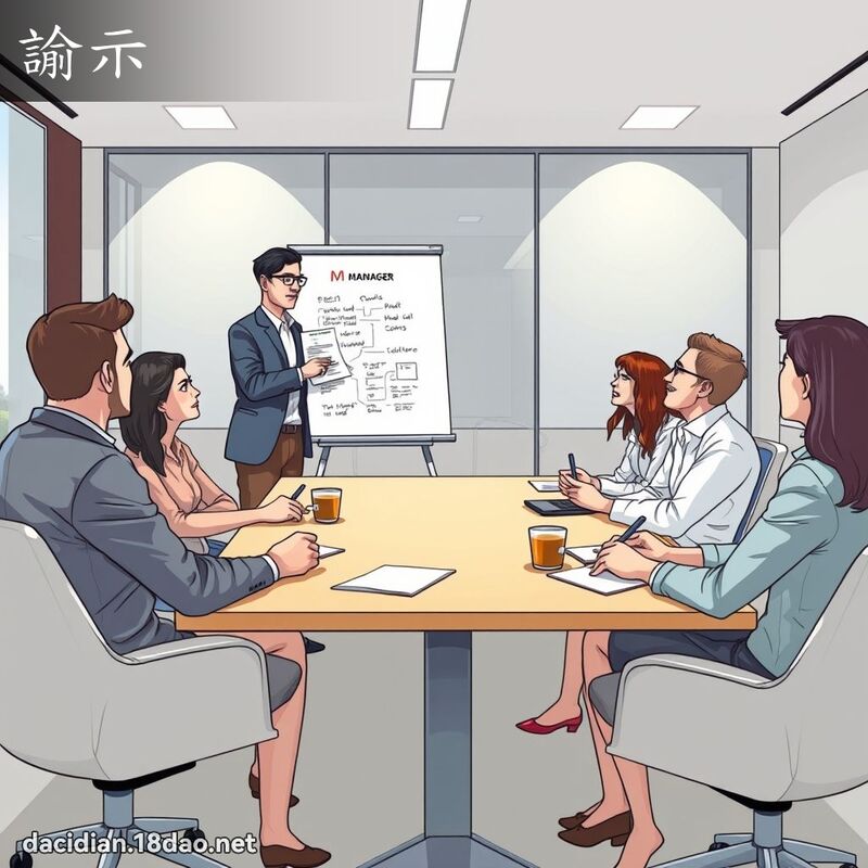 諭示 - 国语大辞典配图