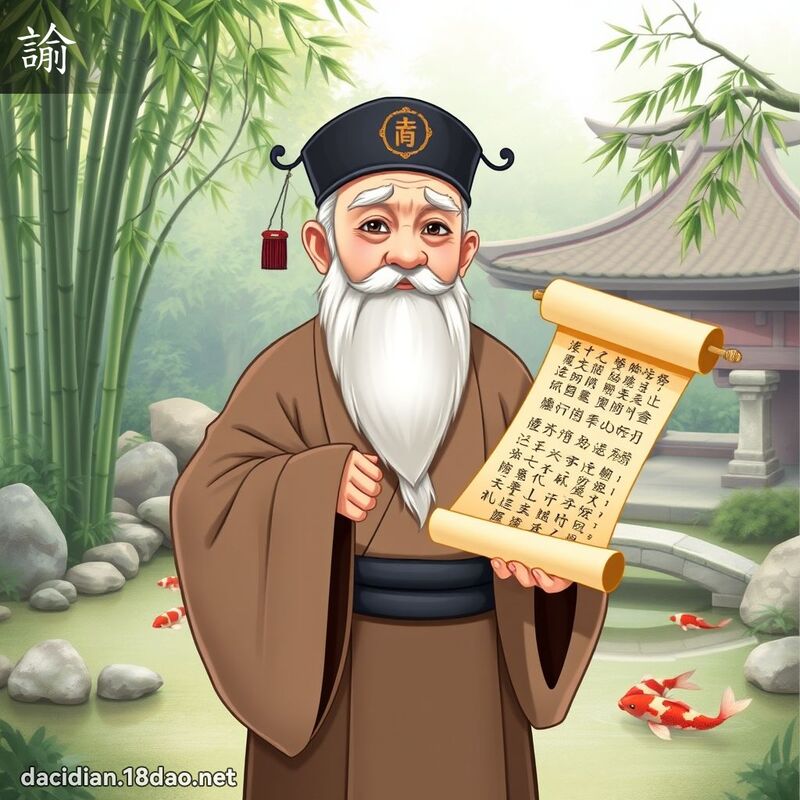 諭 - 國語大辭典配圖
