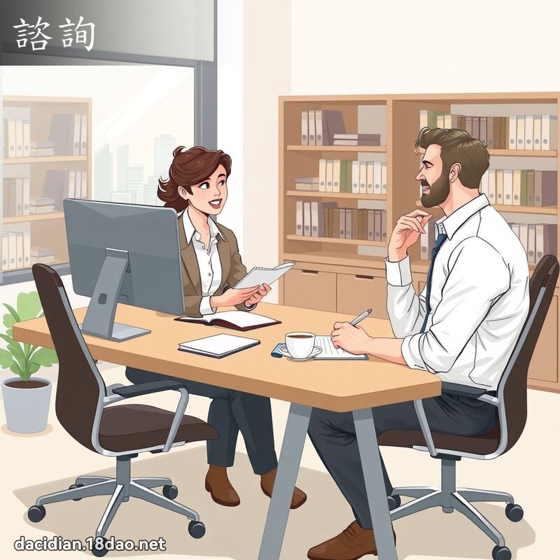 諮询 - 国语大辞典配图