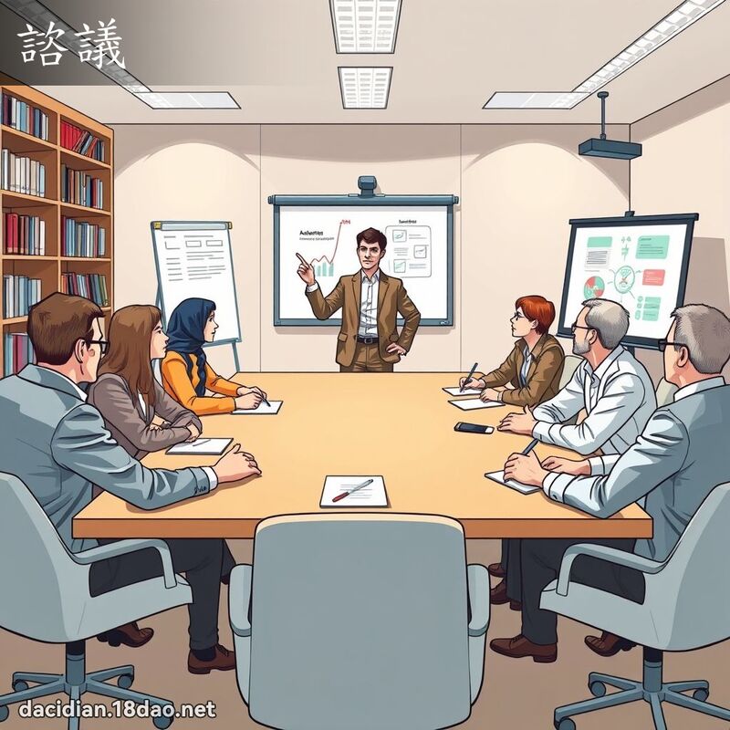諮議 - 國語大辭典配圖