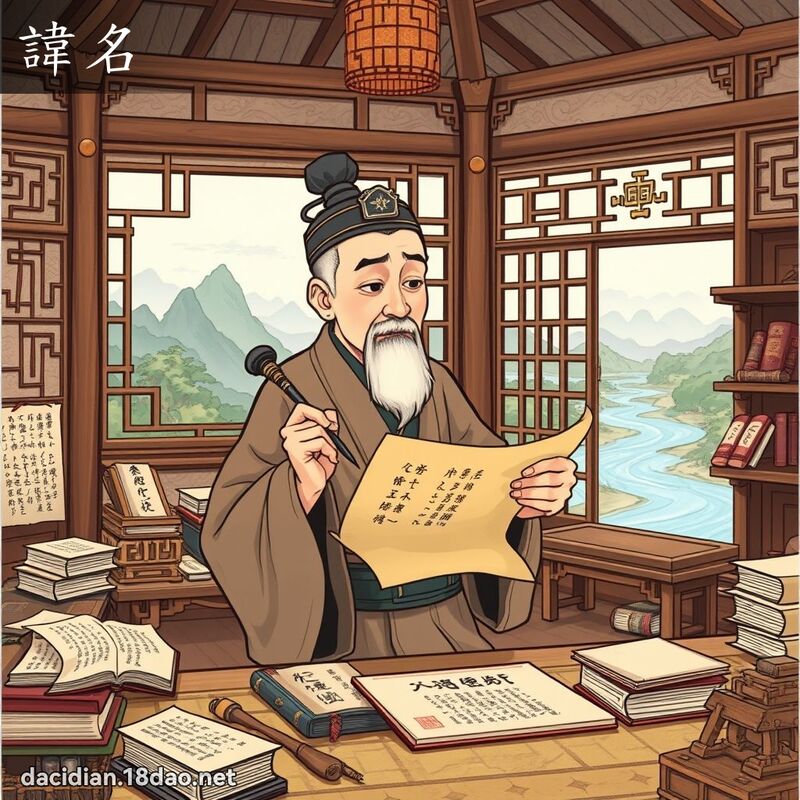 諱名 - 國語大辭典配圖